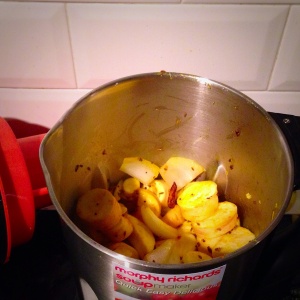 Morphy Richards soup maker spicy parsnip soup review recipe
