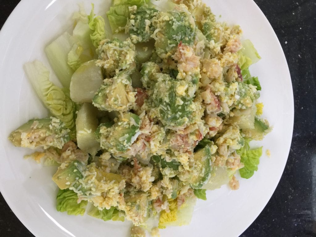 crab avocado salad