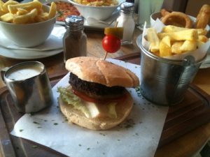 Brooklyn Cafe Blue Cheese Burger