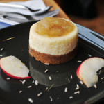 lovestruck cafe - Apple, cinnamon and lavender cheesecake