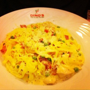 Dino's Glasgow tagliatelle dinos 