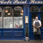 Cafe saint honore outside image edinburgh food blog glasgow food blog