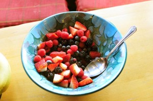 Carfraemill breakfast fresh berries