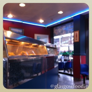 Blue lagoon inside  Glasgow © food and drink Glasgow blog 
