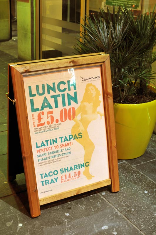 Latin lunch deal