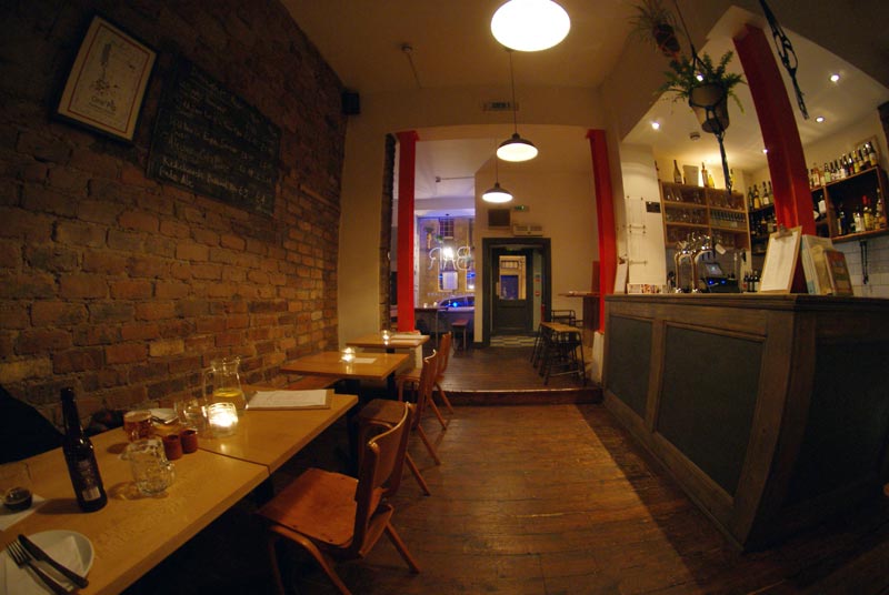 Blackfriars Bar - stripped back interior