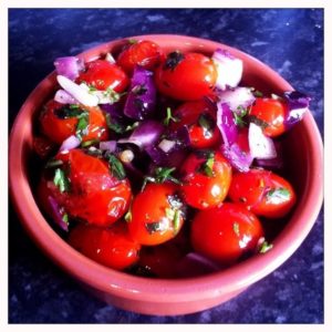 Spicy plum tomatoes italian recipe food and drink Glasgow blog Tuscany now