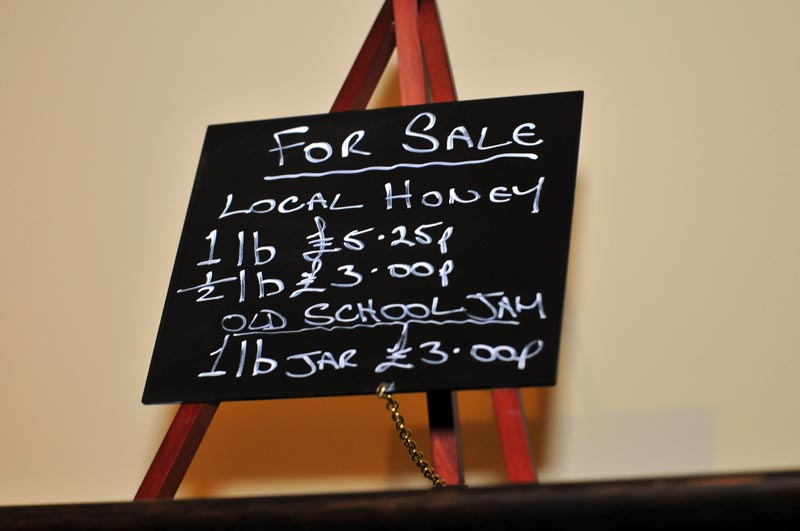 The Old School B&B - Local honey for sale