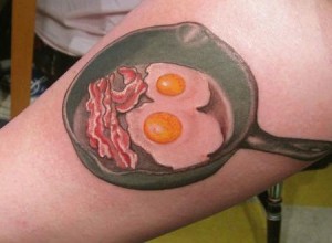 bacon eggs tattoo