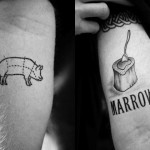 pig marrow tattoo