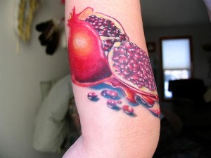 pomegranate tattoo