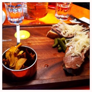 Salt beef brisket the vintage Drygate food and drink glasgow food blog