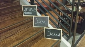 Scran salon Glasgow food and drink Glasgow blog signs