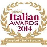 Italian awards Glasgow thistle hotel Aldo zilli