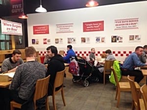 Five guys burgers glasgow 