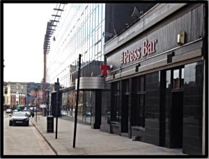 The press bar Albion street Glasgow 
