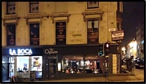 Opium Asian fusion restaurant Glasgow