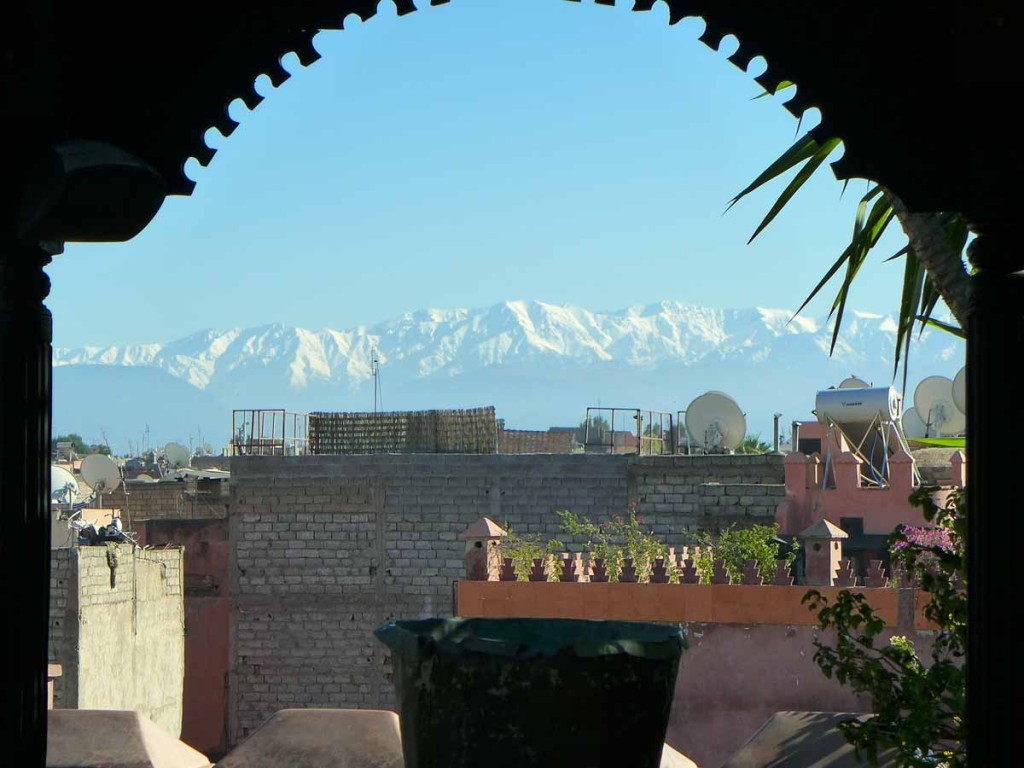 La Sultana - view from roof terrace