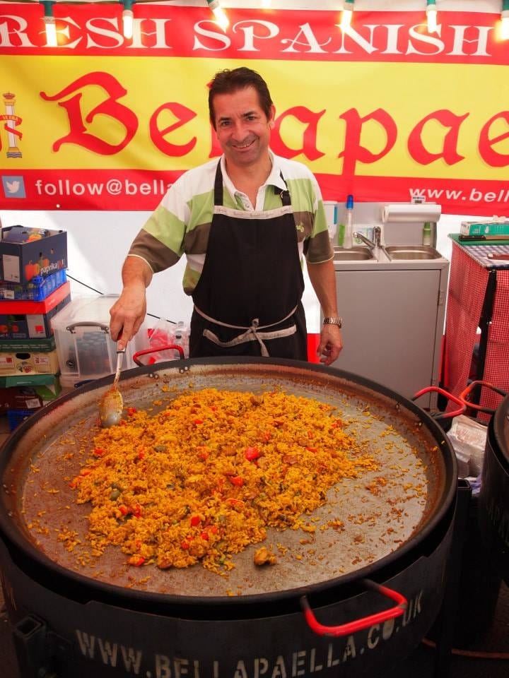 Glasgow Continental Market April 2015 - Bella Paella