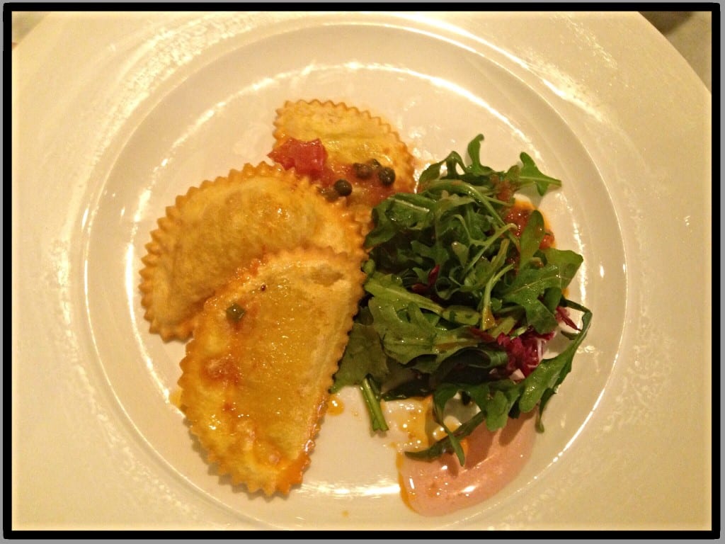 deep fried salt cod ravioli gusto glasgow