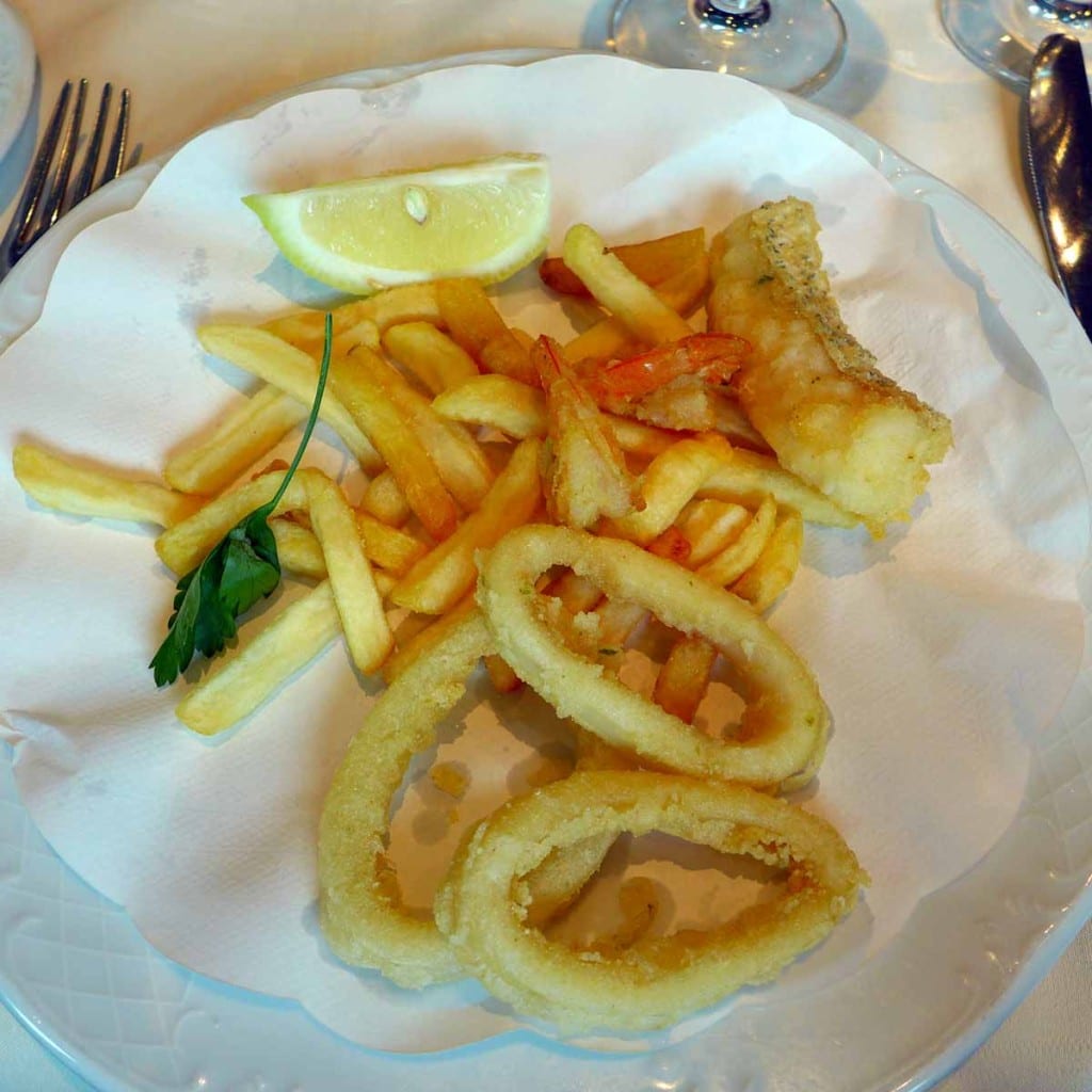 MSC Splendida - Seafood and chips