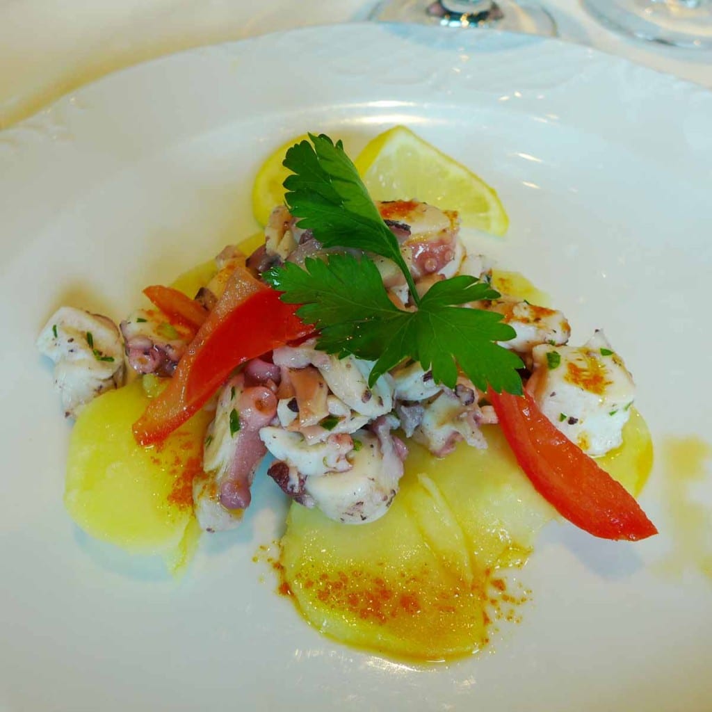 MSC Splendida - Squid appetizer