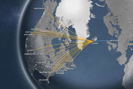 Icelandair aberdeen to rejkyavik glasgow foodie exploreres