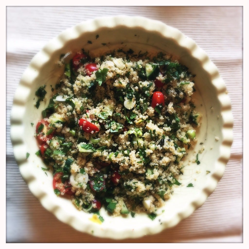 welsh lamb minty yoghurt herbed quinoa recipe