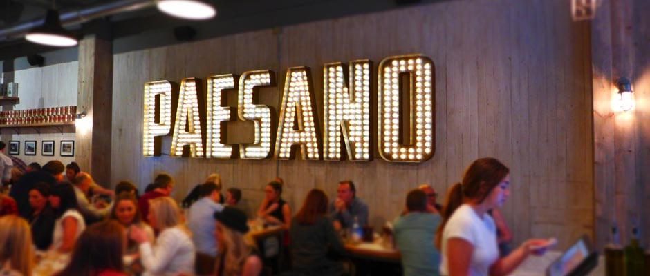 Paesano pizza - busy launch night