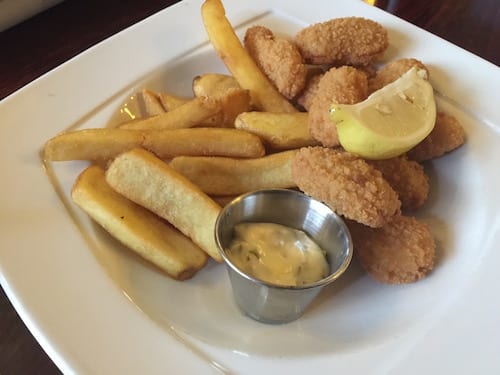 Glasgow foodie explorers food travel blog Drum_and_Monkey_Glasgow_Scampi