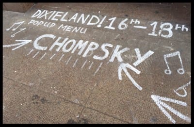 chompsky food pop up dixieland drury street glasgow