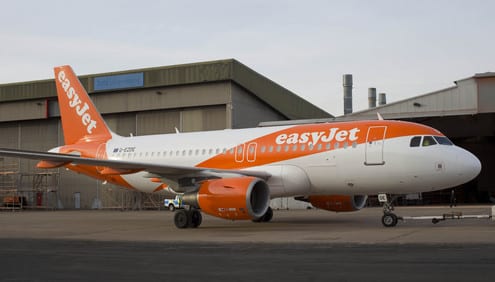 EASYJET NEW PLANE LIVERY Pix.Tim Anderson statement on graffitti