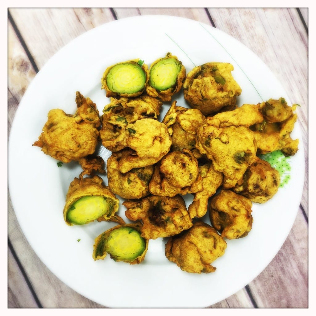 brussels sprouts pakora recipe christmas