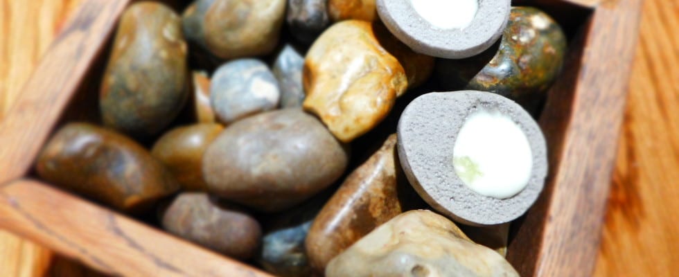 L'enclume - Oyster pebbles (halved)