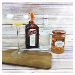 breakfast martini mackays jam cointreau botanist gin