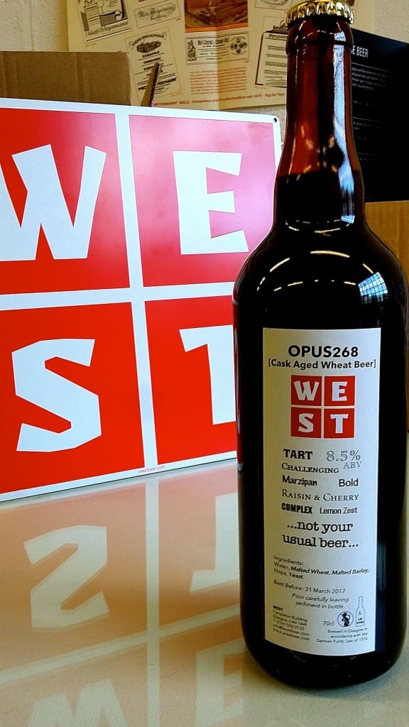 Opus268 bottle WEST brewery beer