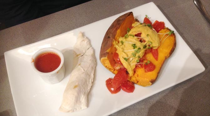 Prep Fitness Kitchen - baked potato, chicken breast