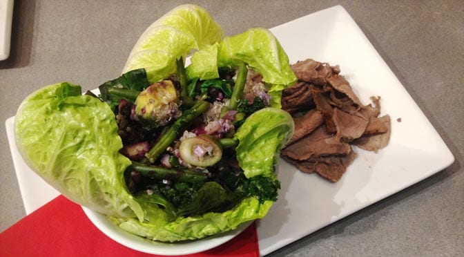 Prep Fitness Kitchen - superfood salad, lean beef
