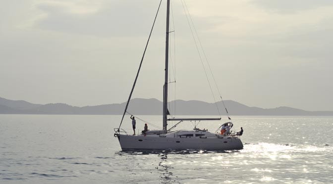 Boats in the Adriatic sea