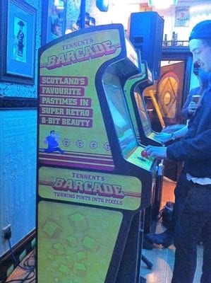 TENNENTS lager barcade 