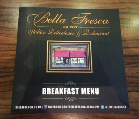 Bella Fresca Cardonald Glasgow