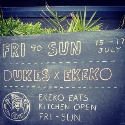 Ekeko eats dukes bar Glasgow pop up