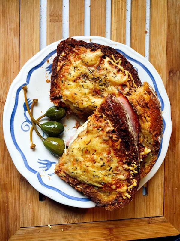 croque monsieur above recipe