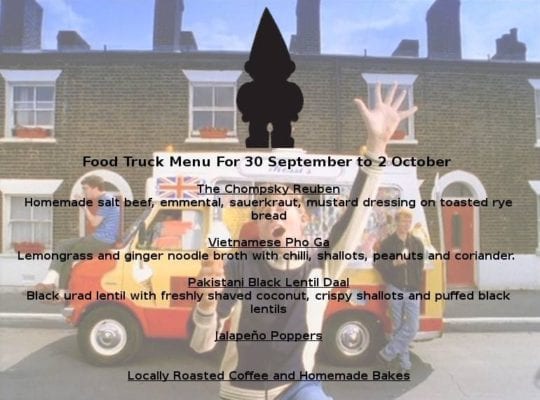 Chompsky food truck Glasgow 