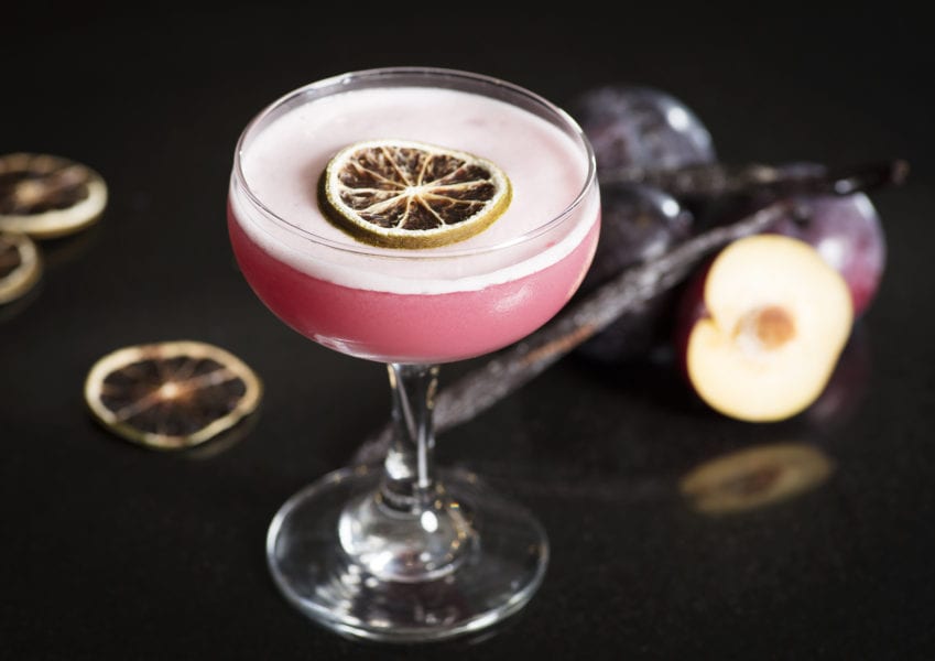 Edinburgh gin plum cocktail