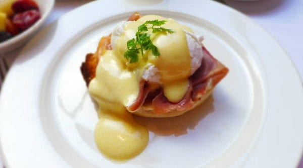 Jesmond Dene House hotel - eggs benedict