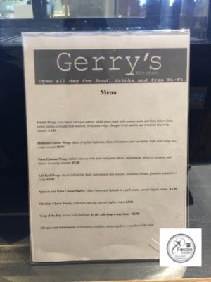 Gerry's Kitchen food London cafe Stratford 