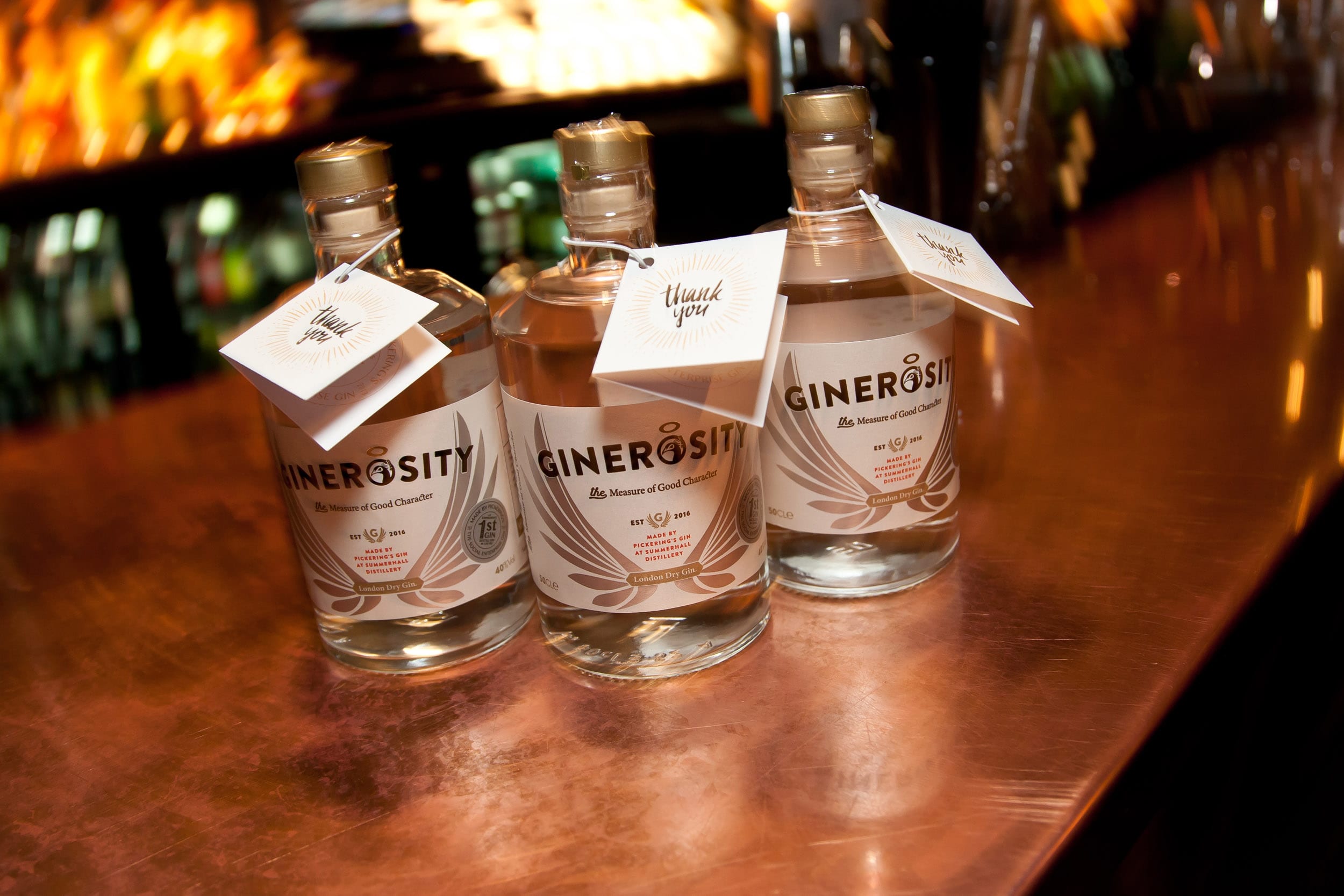 Ginerosity Gin Pickering's scotland