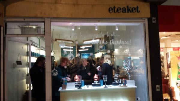 Eteaket Edinburgh - front of shop