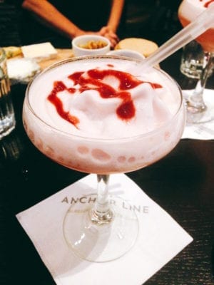 Walking food tour: The Marilyn Monroe cocktail at the Anchor Line